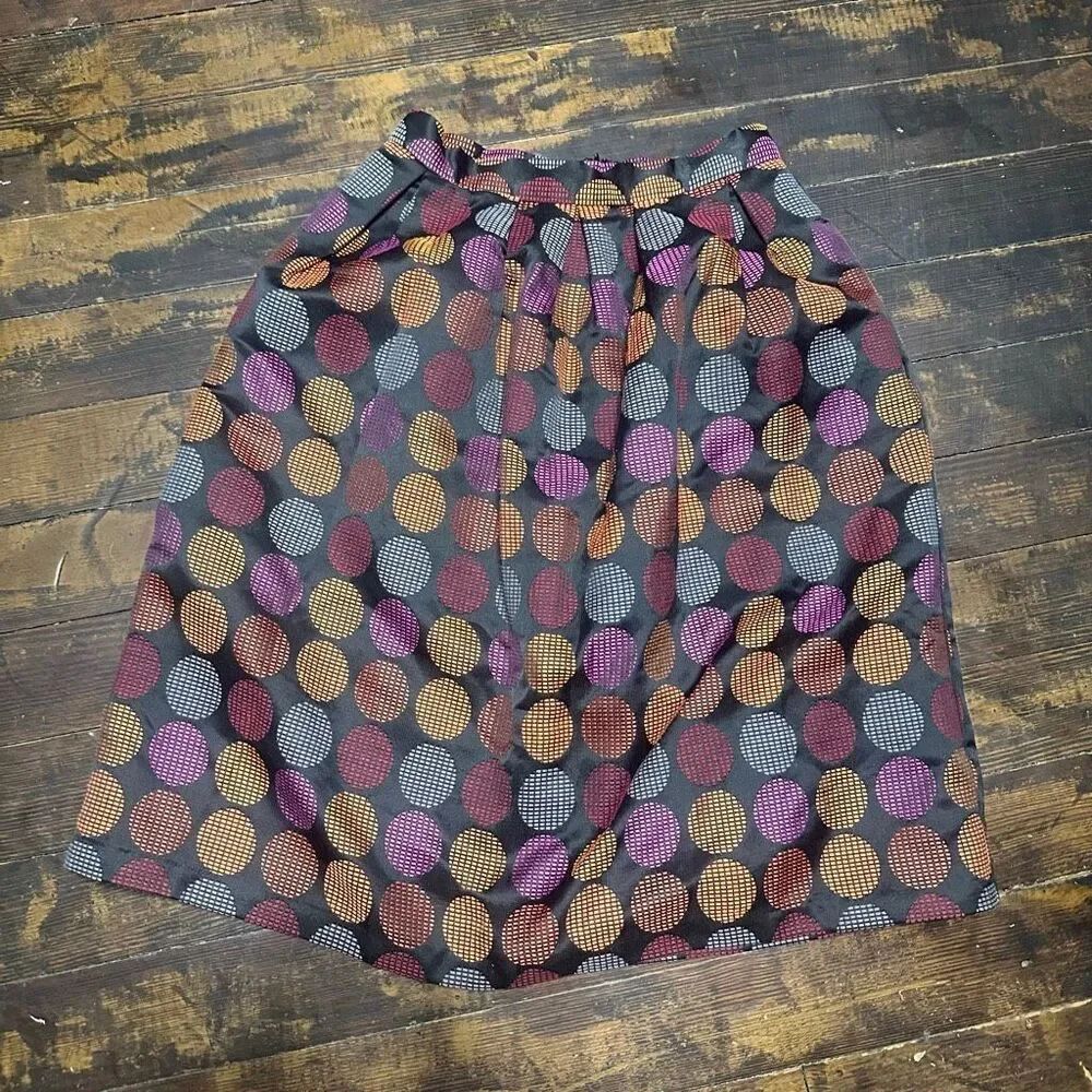 Hutch Anthro royalcore 0 academia colorful pleated skirt